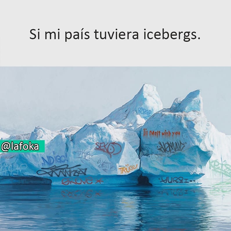 Si mi país tuviera icebergs.