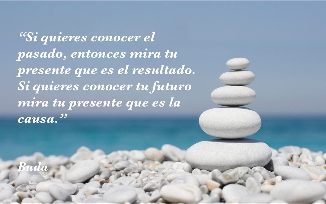 Si quieres conocer el pasado, entonces mira tu presente que es el resultado. Si quieres conocer tu futuro mira tu presente que es la causa.