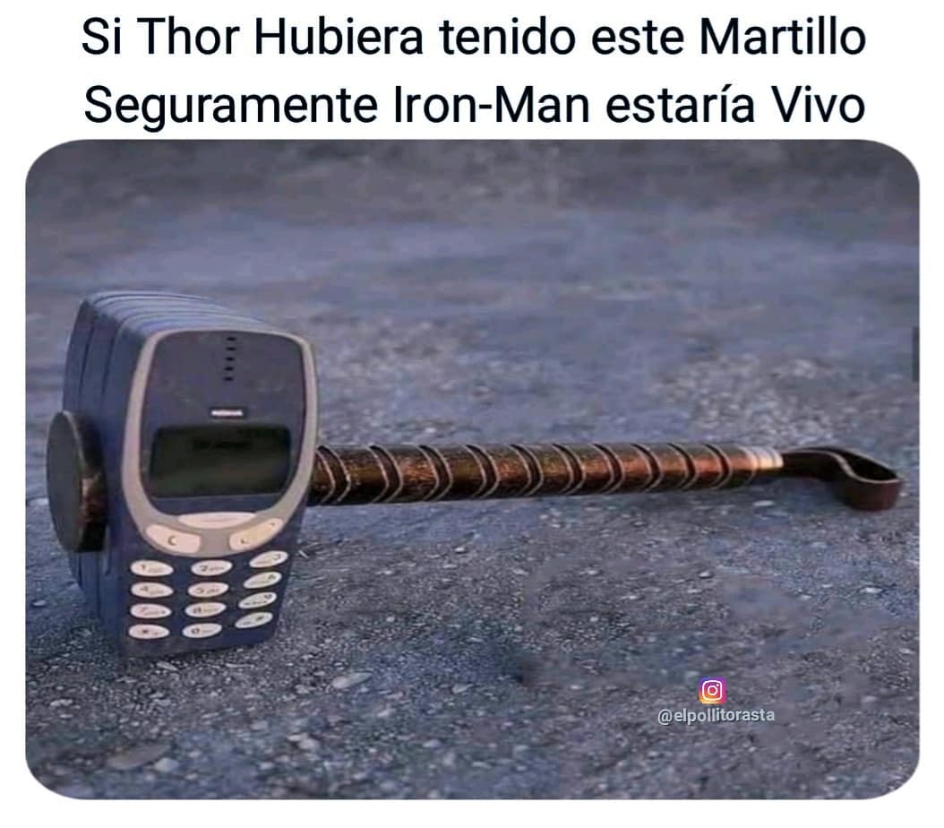 Si Thor Hubiera tenido este martillo seguramente Iron-Man estaría vivo.
