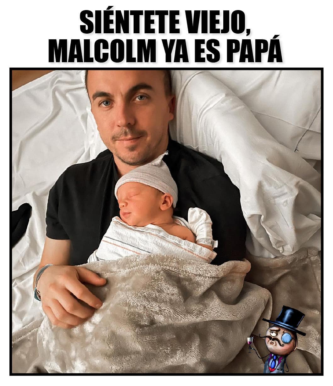 Siéntete viejo, Malcolm ya es papá.