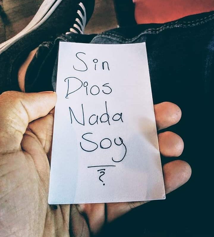 Sin Dios nada soy.