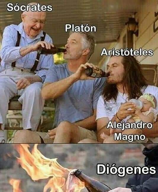 Sócrates. Platón. Aristóteles. Alejandro Magno. Diógenes.