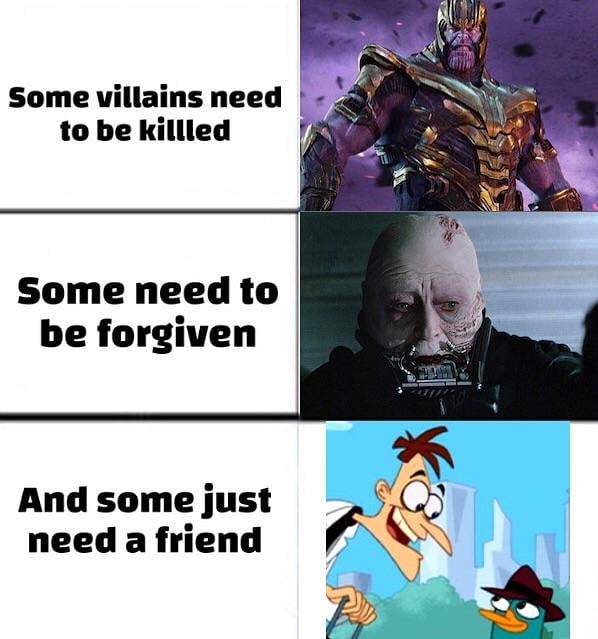 Some villains need to be kittled. Some need to be forgiven. And some just need a friend.