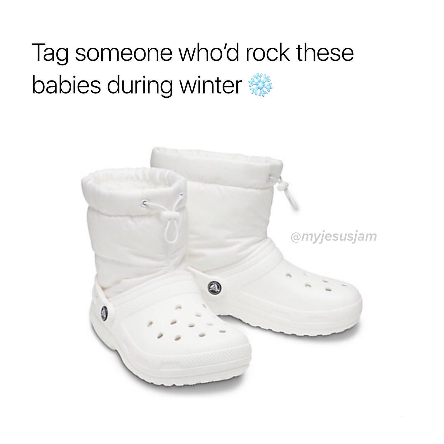 Tag someone who'd rock these babies during winter.
