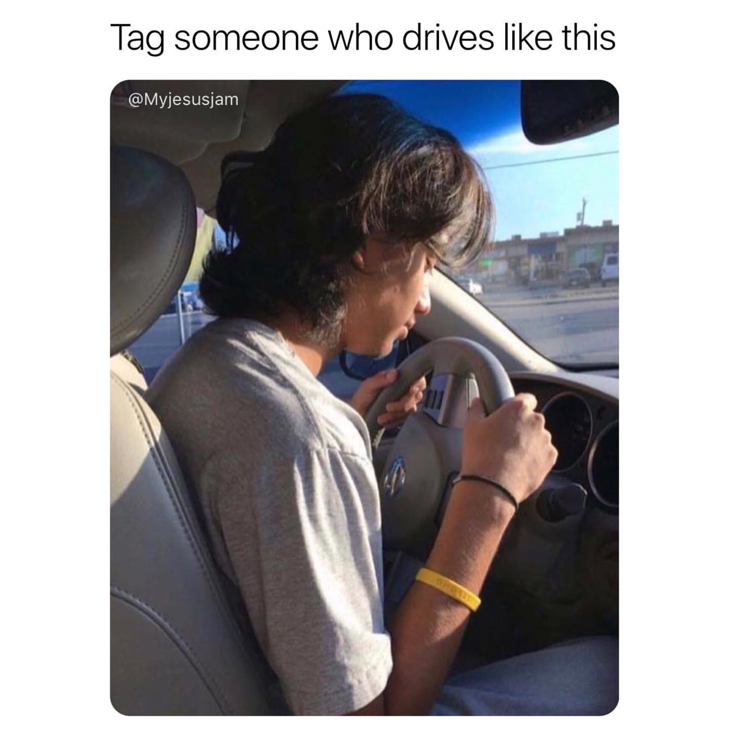 Tag someone who drives like this.