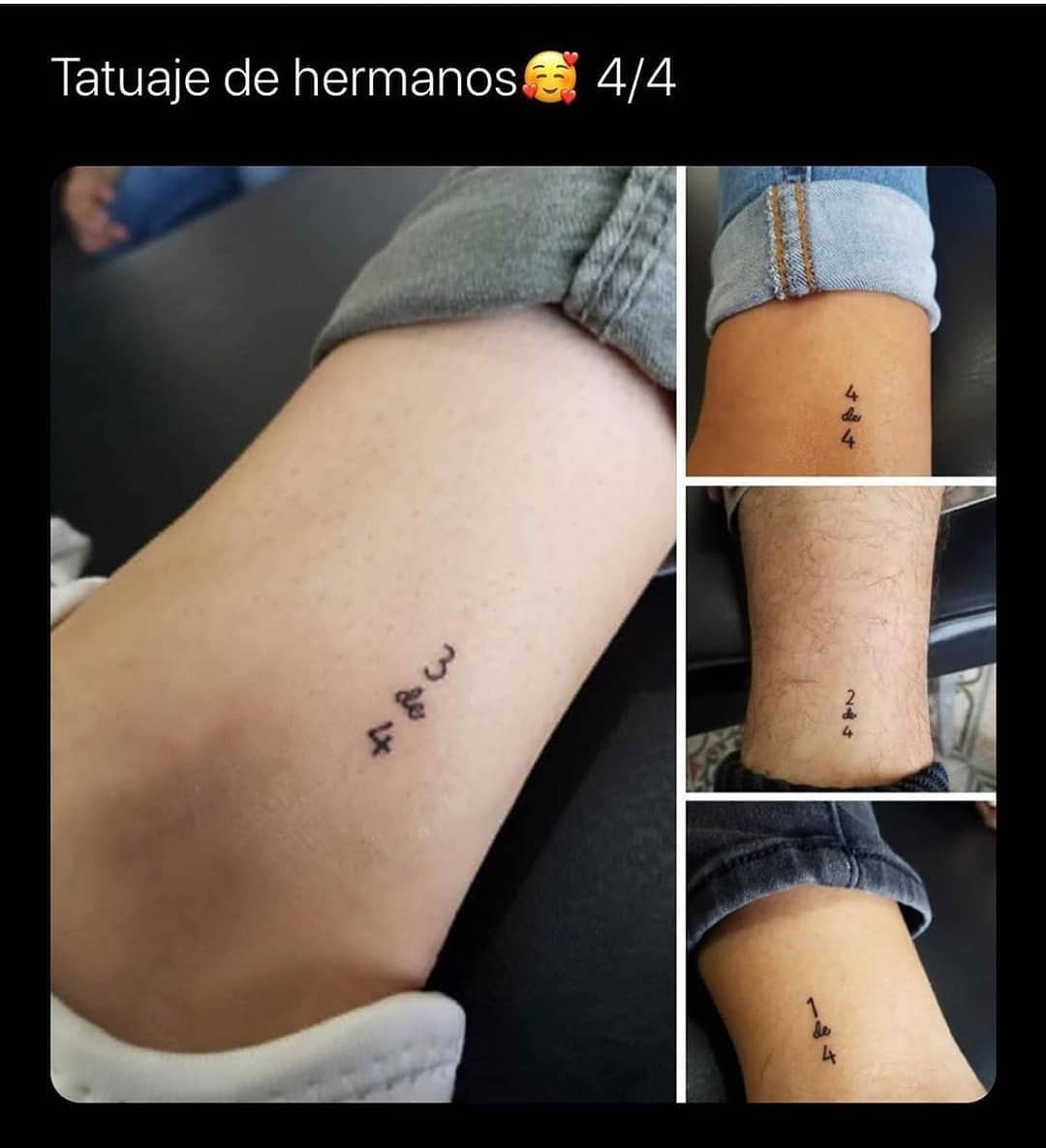 Tatuaje de hermanos 4/4.