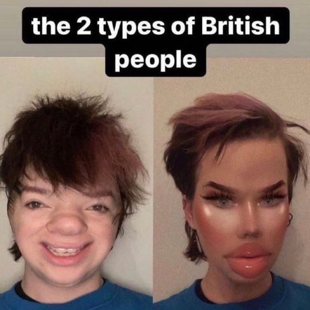 The 2 types of British people. - Funny