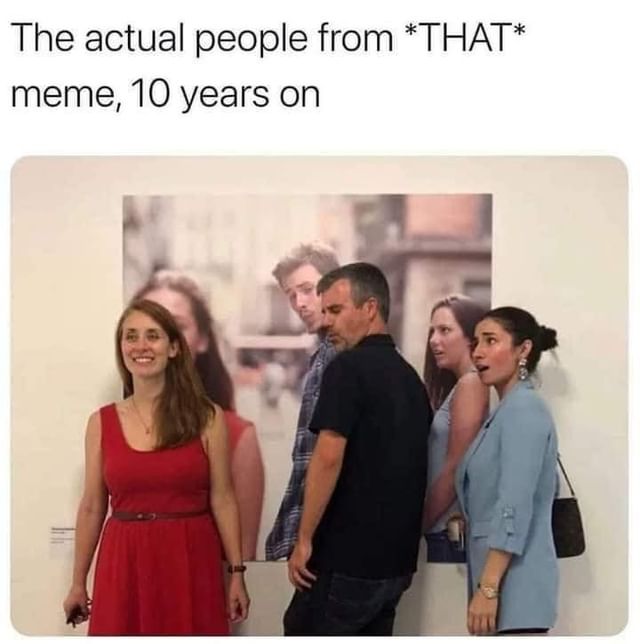 The actual people from *THAT* meme, 10 years on.