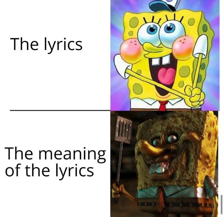 The lyrics. The meaning of the lyrics.