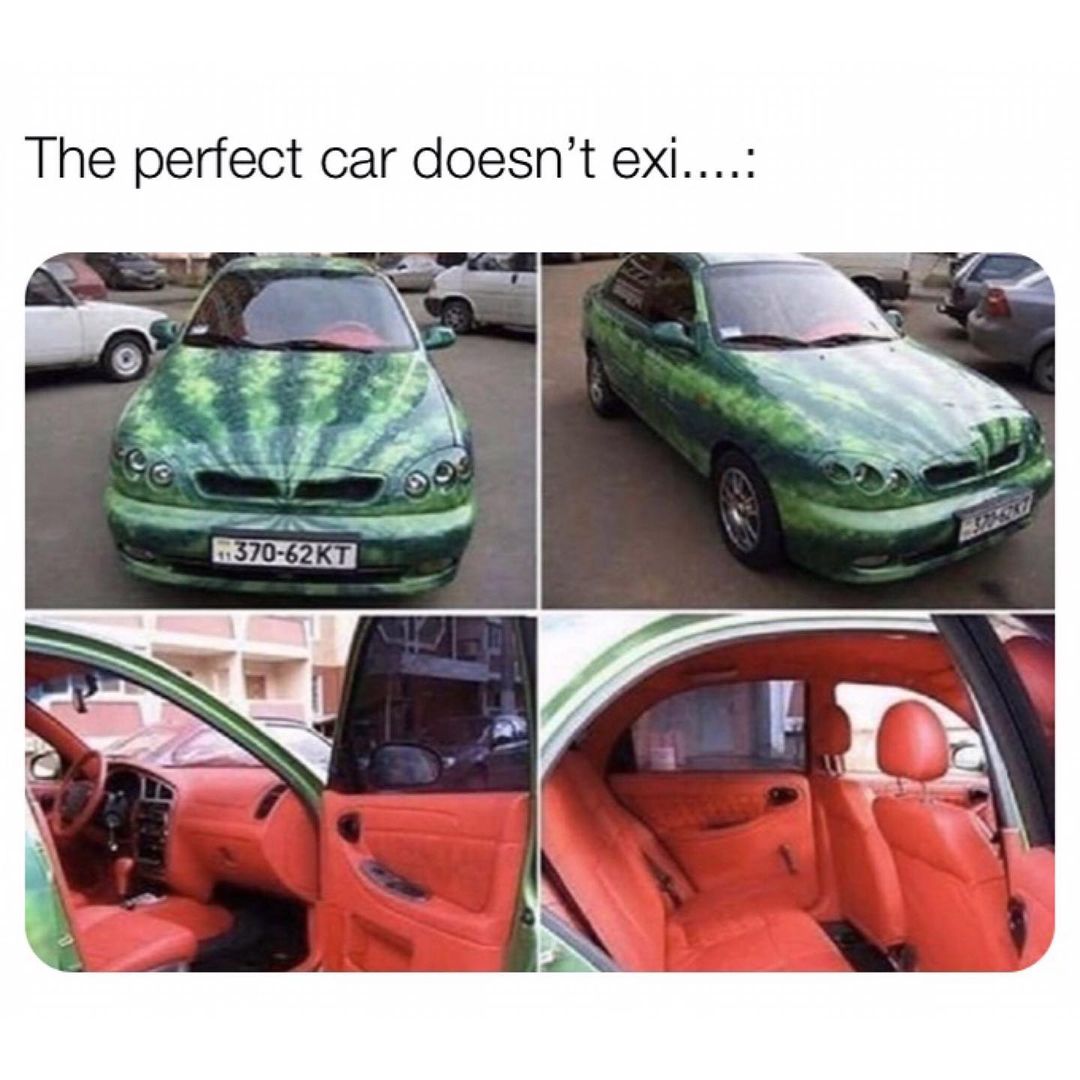 The perfect car doesn't exi...