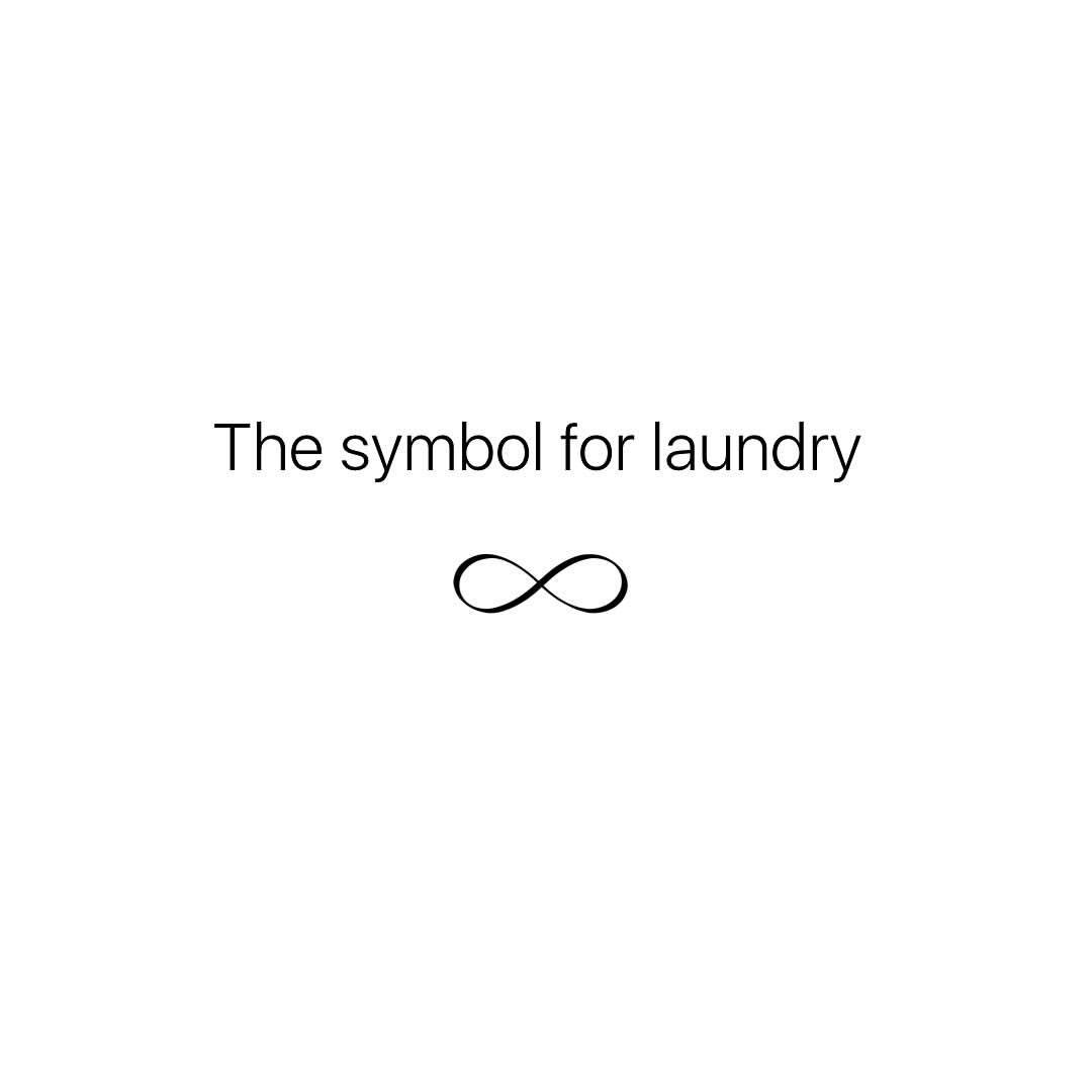 The symbol for laundry.