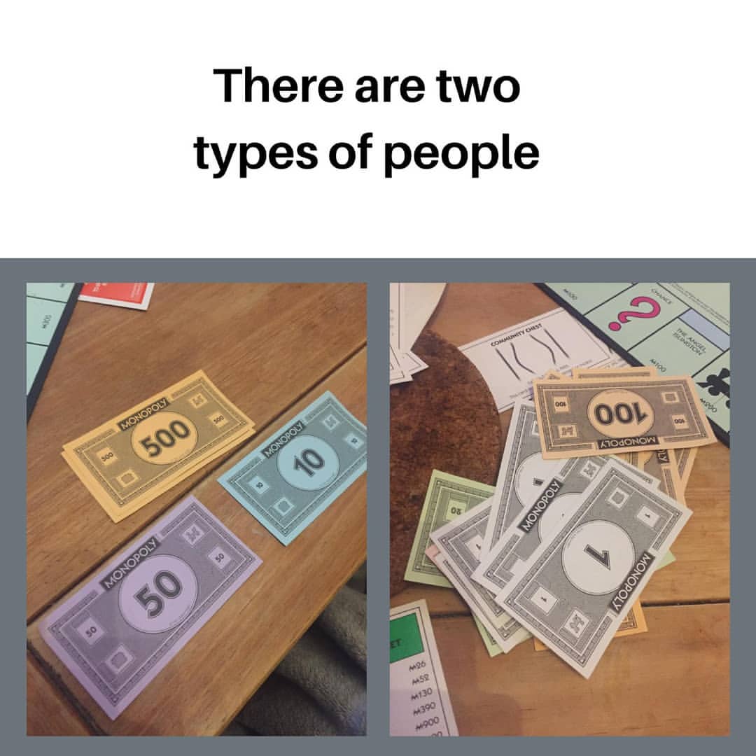 There are two types of people. - Funny