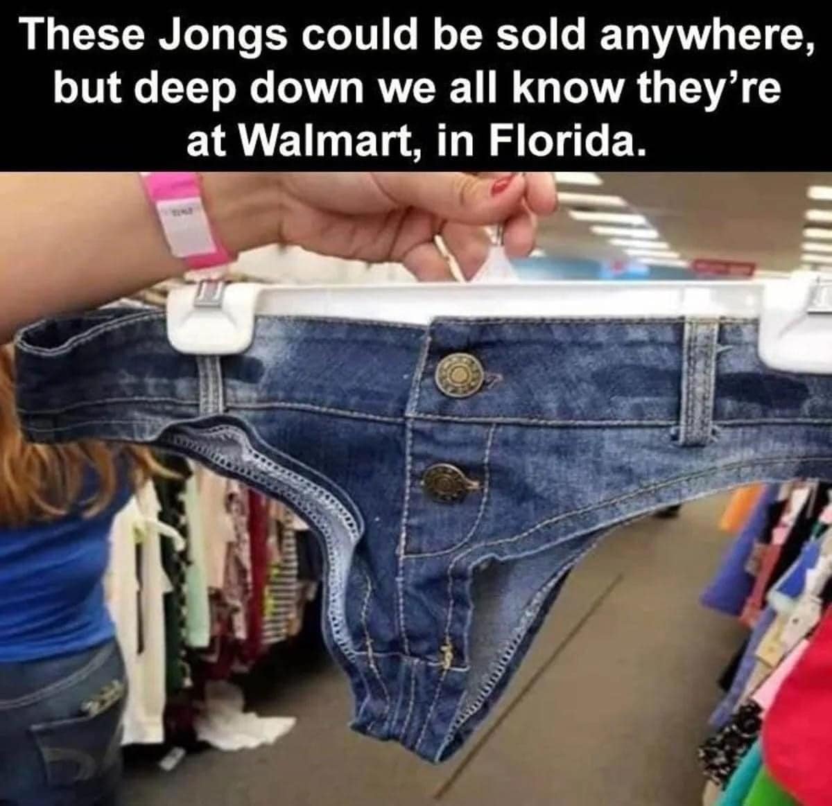 These Jongs could be sold anywhere, but deep down we all know they're at Walmart, in Florida.
