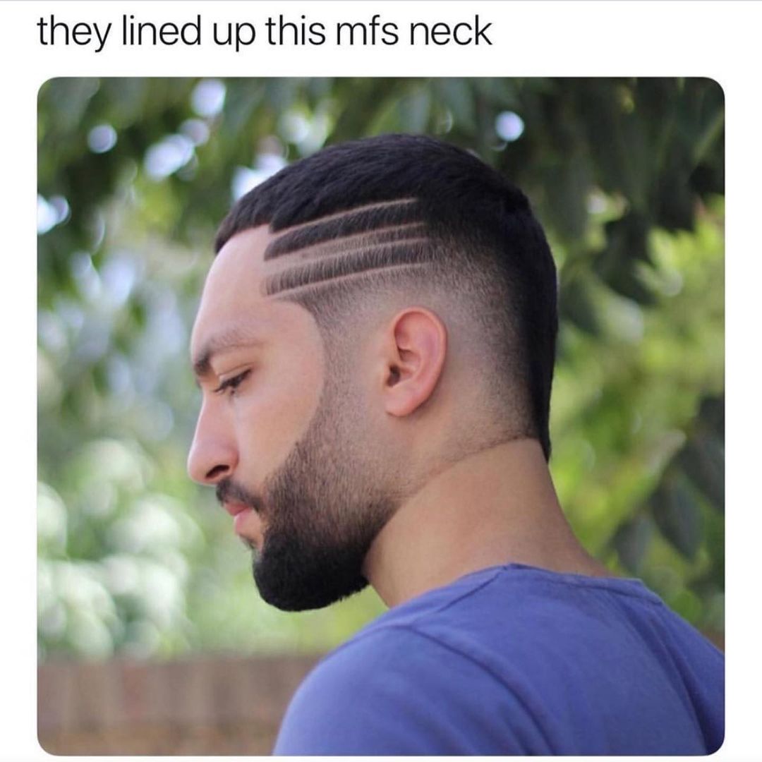 They lined up this mfs neck.