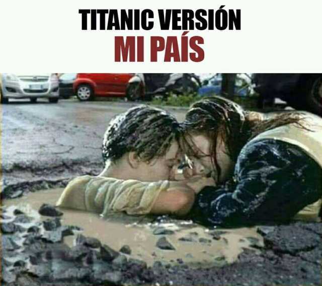 Titanic versión mi país.