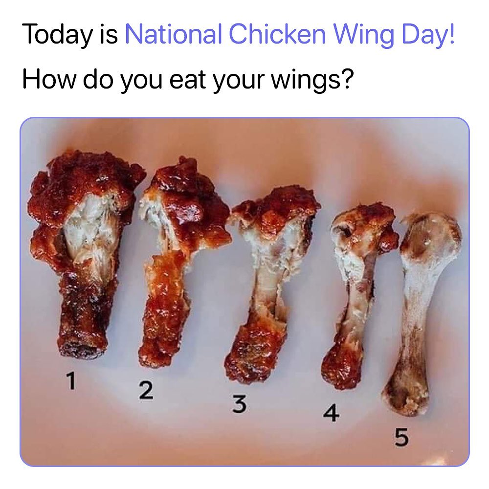 Today is National Chicken Wing Day! How do you eat your wings?