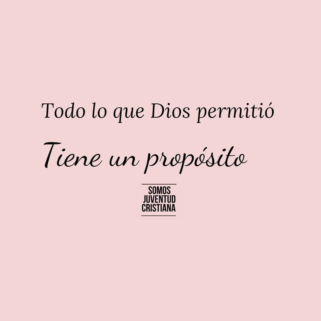 Todo Lo Que Dios Permitió Tiene Un Propósito Frases 0673