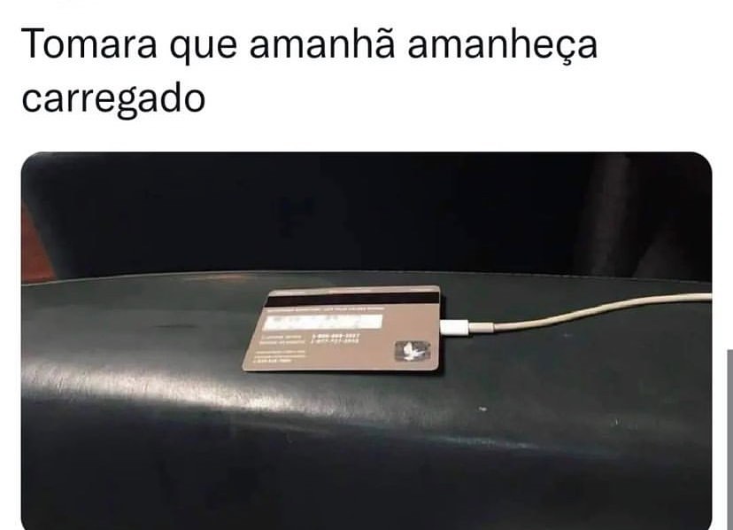 Tomara que amanhã amanheça carregado.