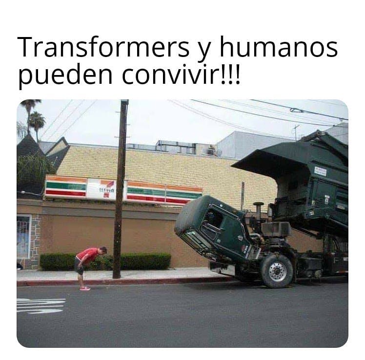 Transformers y humanos pueden convivir!!!