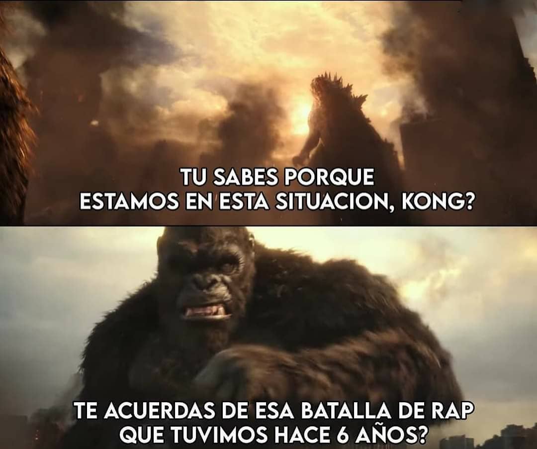 Tú sabes por que estamos en esta situación, Kong?  Te acuerdas de esa batalla de rap que tuvimos hace 6 años?