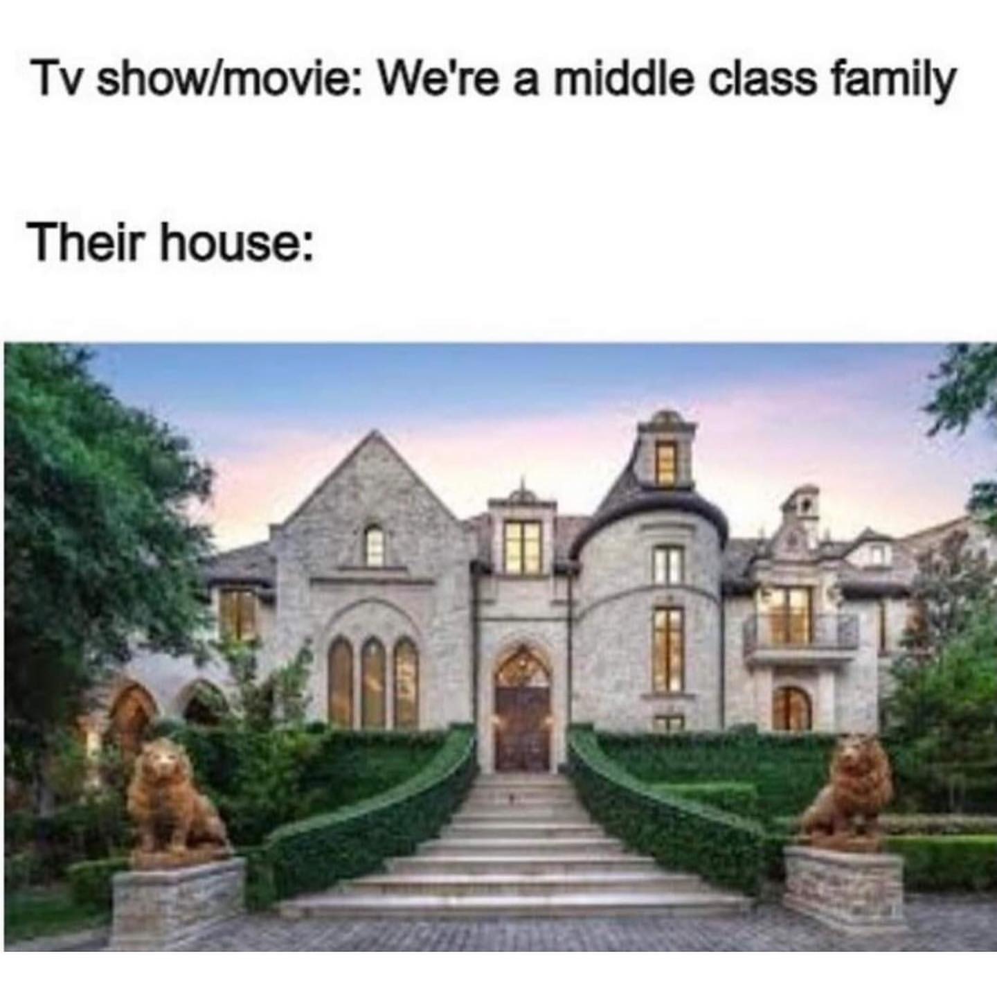 Their house were