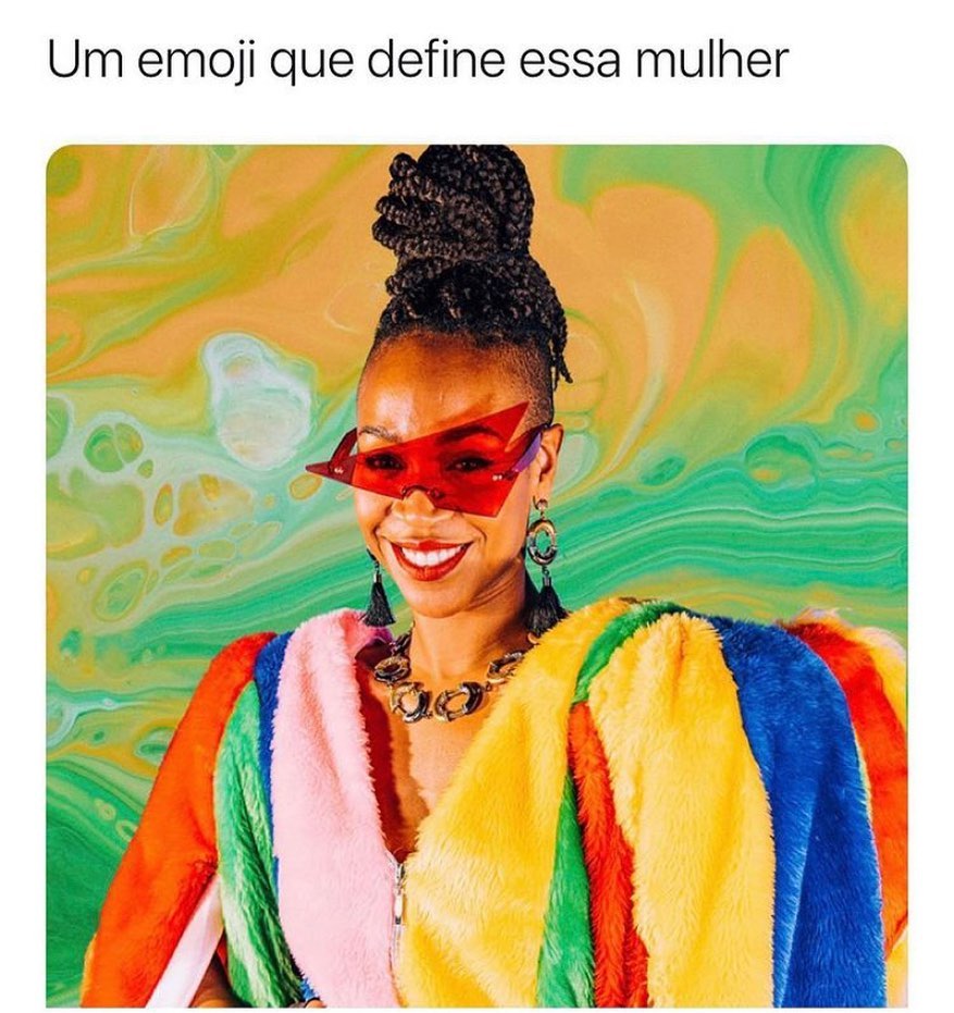 Um emoji que define essa mulher.