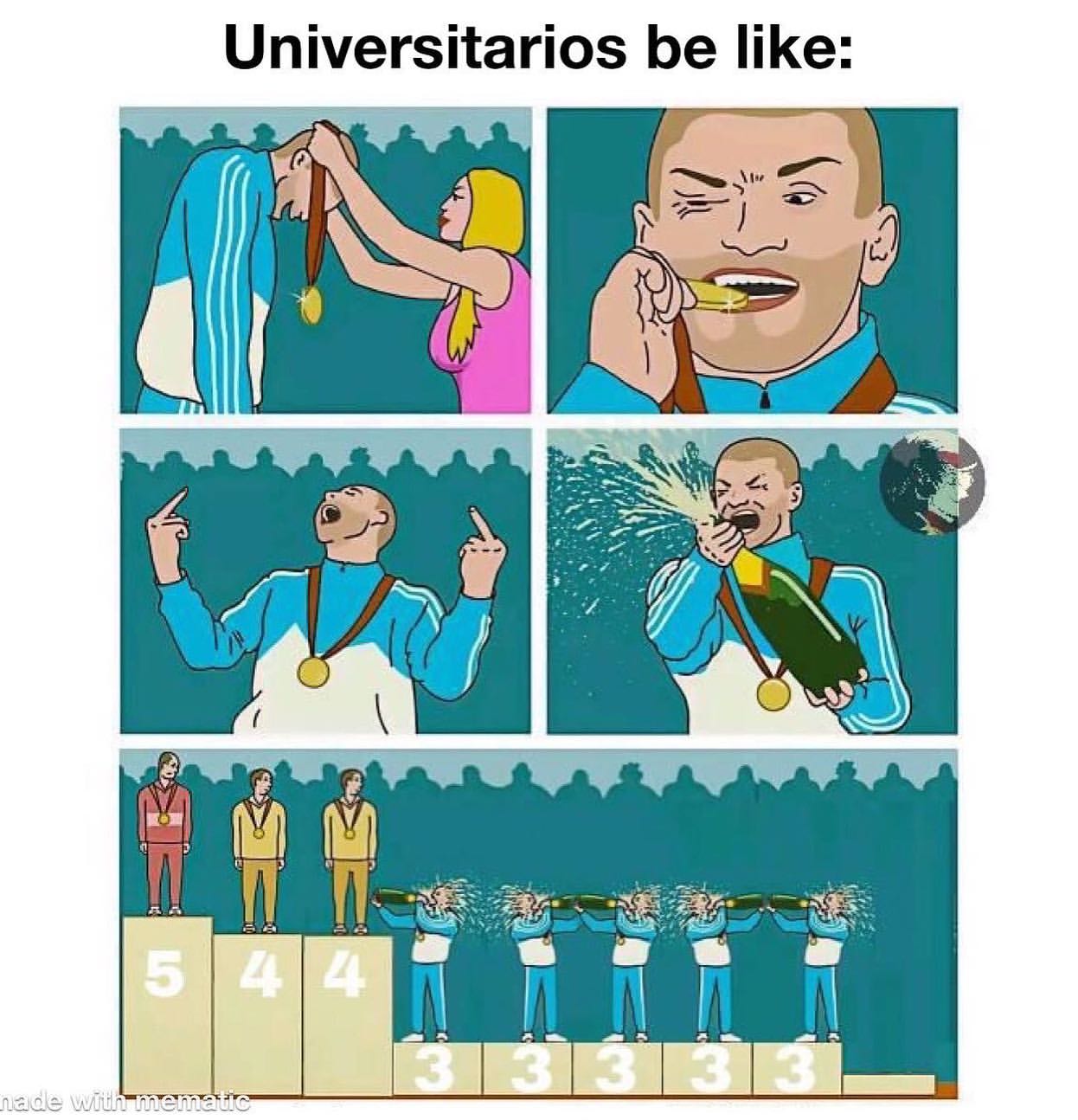 Universitarios be like: