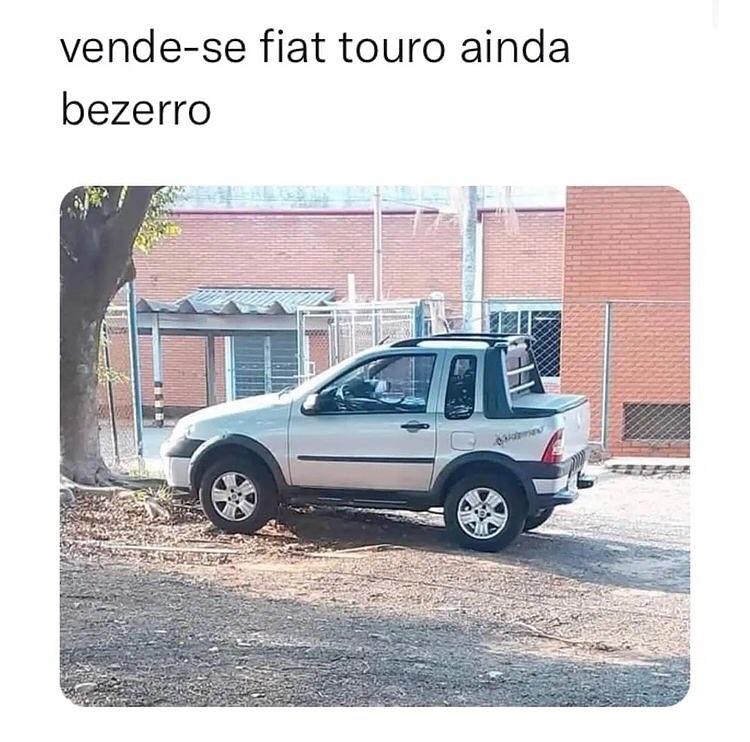 Vende-se fiat touro ainda bezerro.