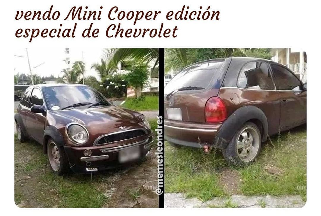 Vendo Mini Cooper edición especial de Chevrolet.