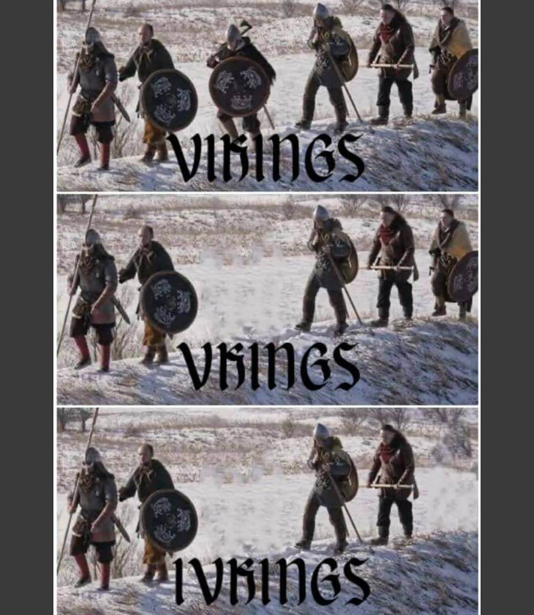 Vikings. Vikings. Vikings.
