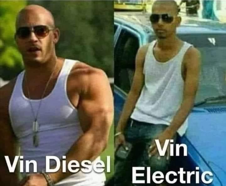 Vin Diesel. Vin Electric.
