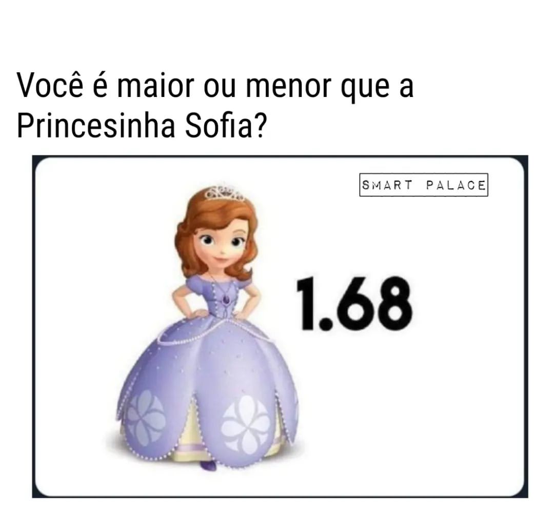 Você é maior ou menor que a Princesinha Sofia?