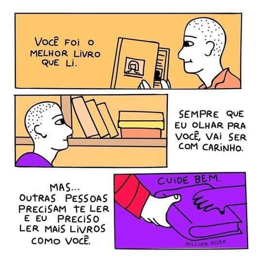 Você Foi O Melhor Livro Que Li Sempre Que Eu Olhar Pra Você Vai Ser Com Carinho Mas Outras