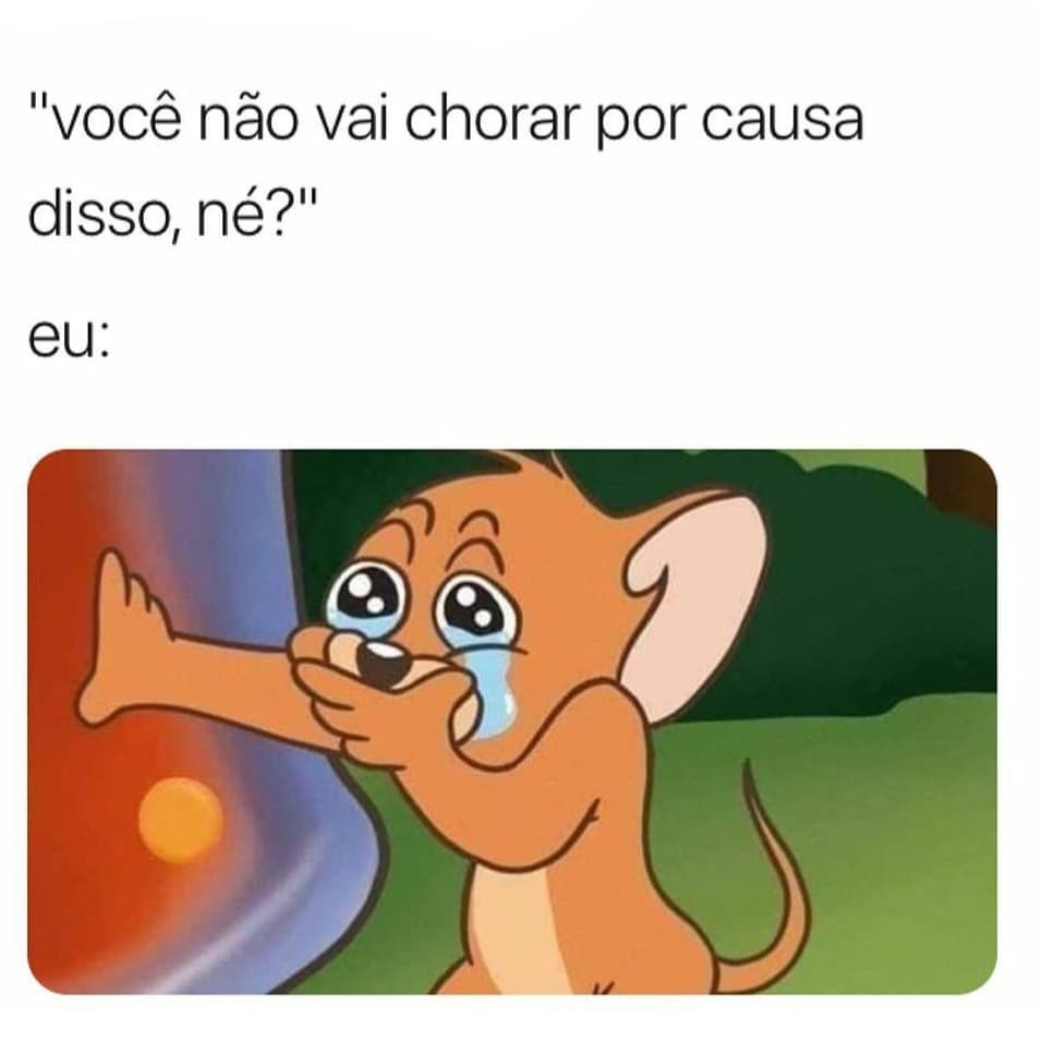 Você Não Vai Chorar Por Causa Disso Né Eu Memes 0146