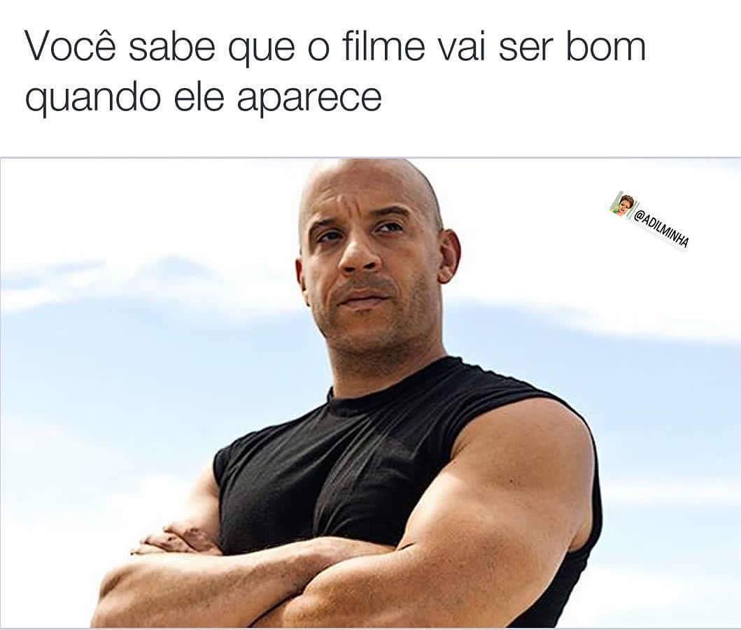 Você sabe que o filme vai ser bom quando ele aparece.