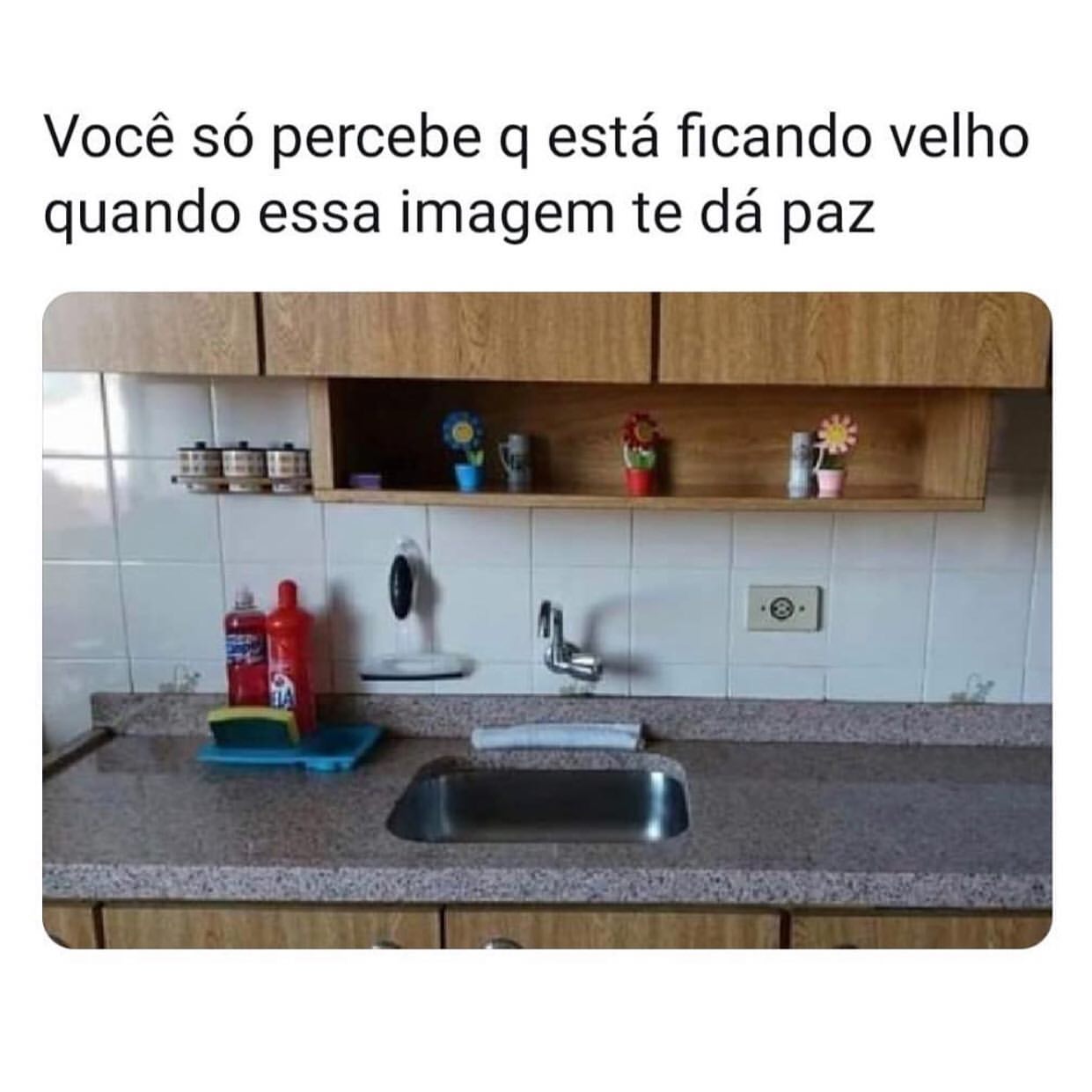 Você Só Percebe Q Está Ficando Velho Quando Essa Imagem Te Dá Paz Memes 