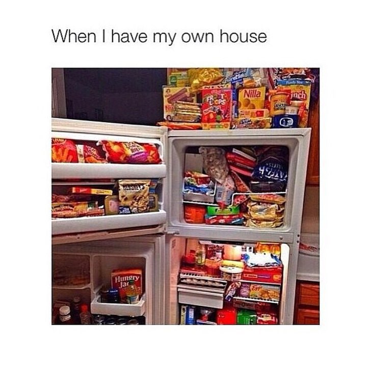 When I have my own house.