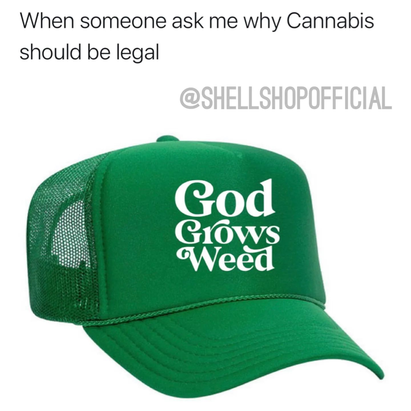 When someone ask me why Cannabis should be legal.  God grows weed.