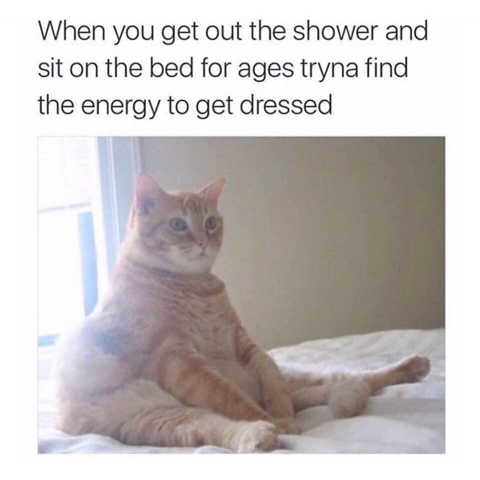 Getting Dressed After Shower