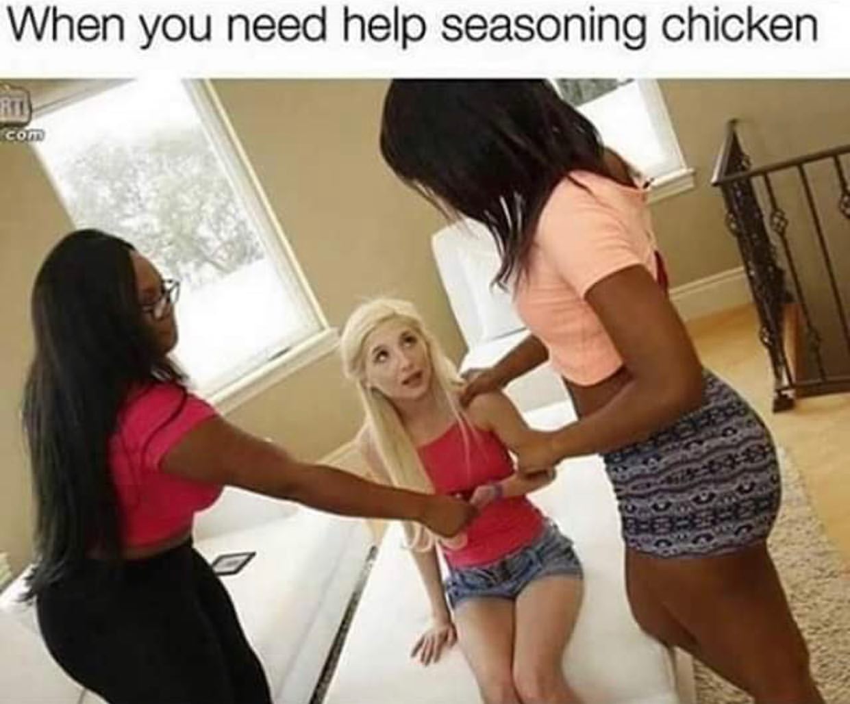 When you need help seasoning chicken.