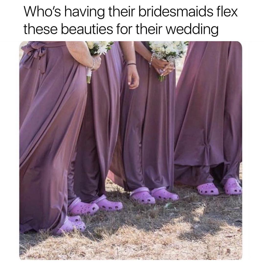 Who's having their bridesmaids flex these beauties for their wedding.