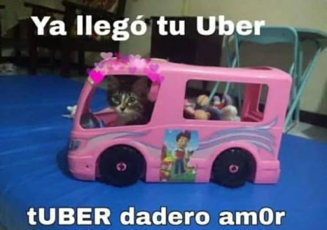Ya llegó tu Uber, tUber dadero amor.