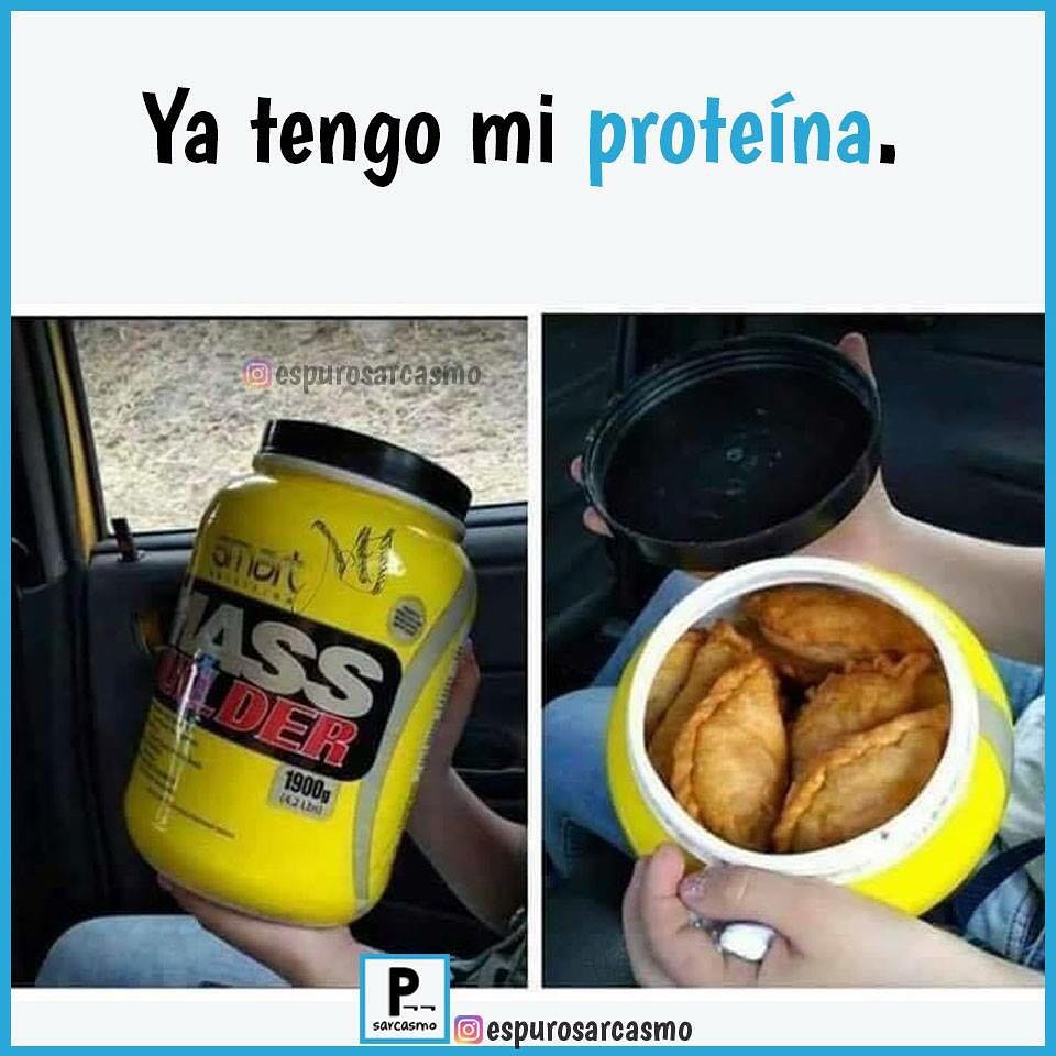 Ya tengo mi proteína.