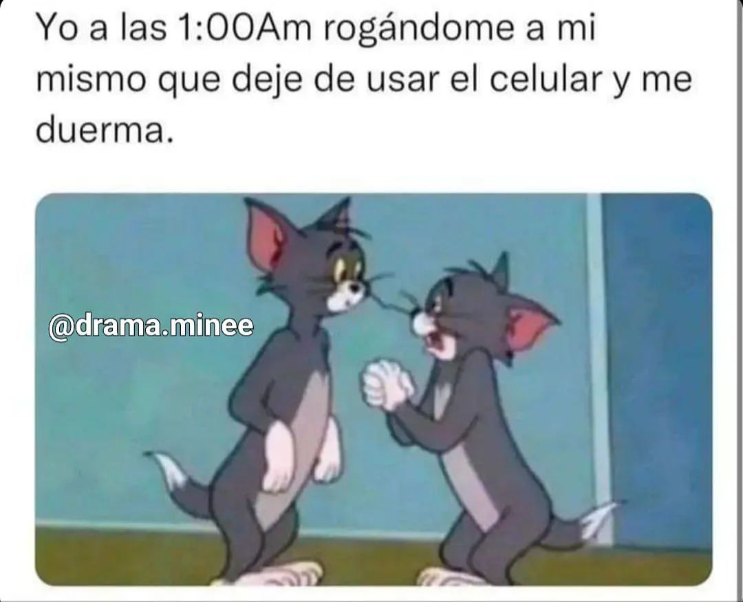 Yo A Las 100am Rogándome A Mi Mismo Que Deje De Usar El Celular Y Me Duerma Memes