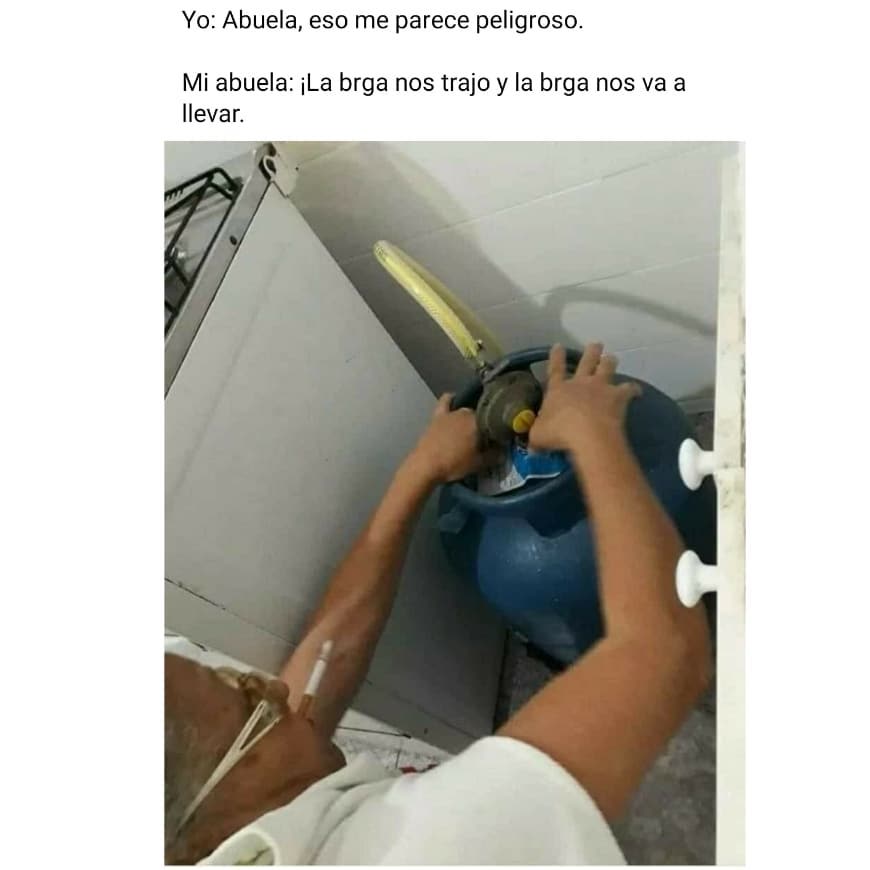 Yo Abuela Eso Me Parece Peligroso Mi Abuela ¡la Brga Nos Trajo Y La Brga Nos Va A Llevar 