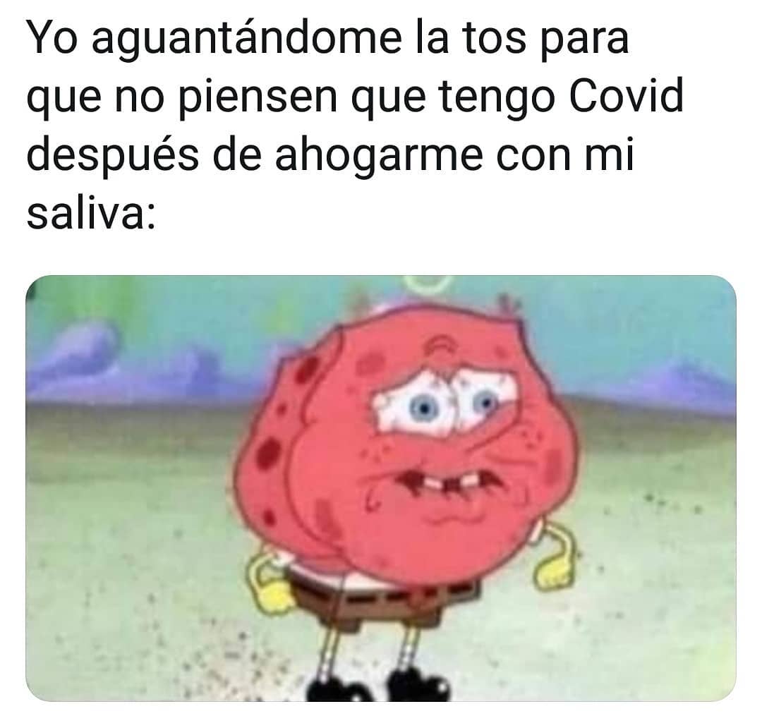 Yo aguantándome la tos para que no piensen que tengo covid después de ahogarme con mi saliva: