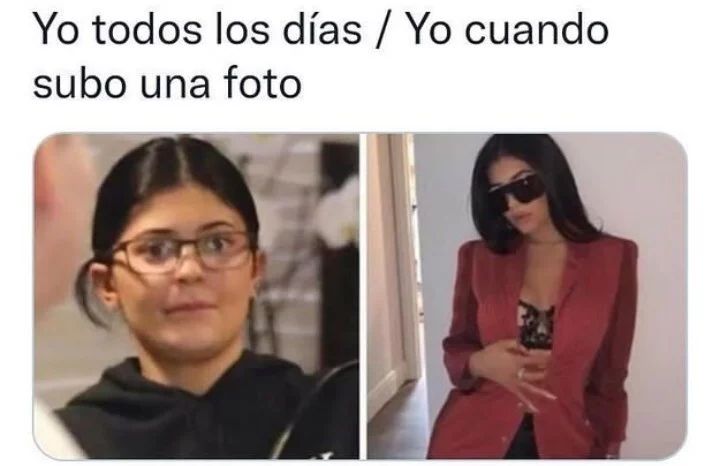 Yo todos los días. / Yo cuando subo una foto.