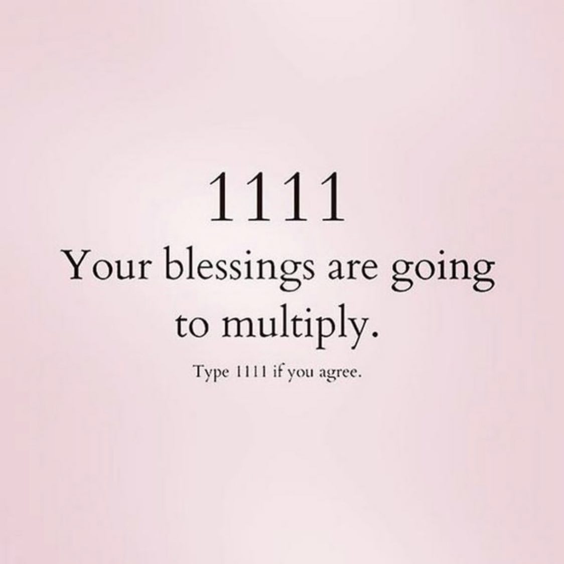 Your blessings are going to multiply.