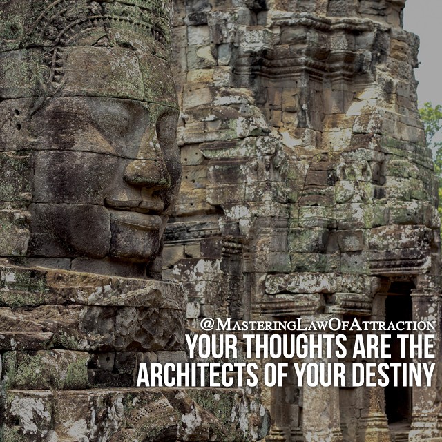 Your thoughts are the architects of your destiny. - Phrases